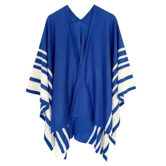 Blue and White Wrap - Picture 4 of 4